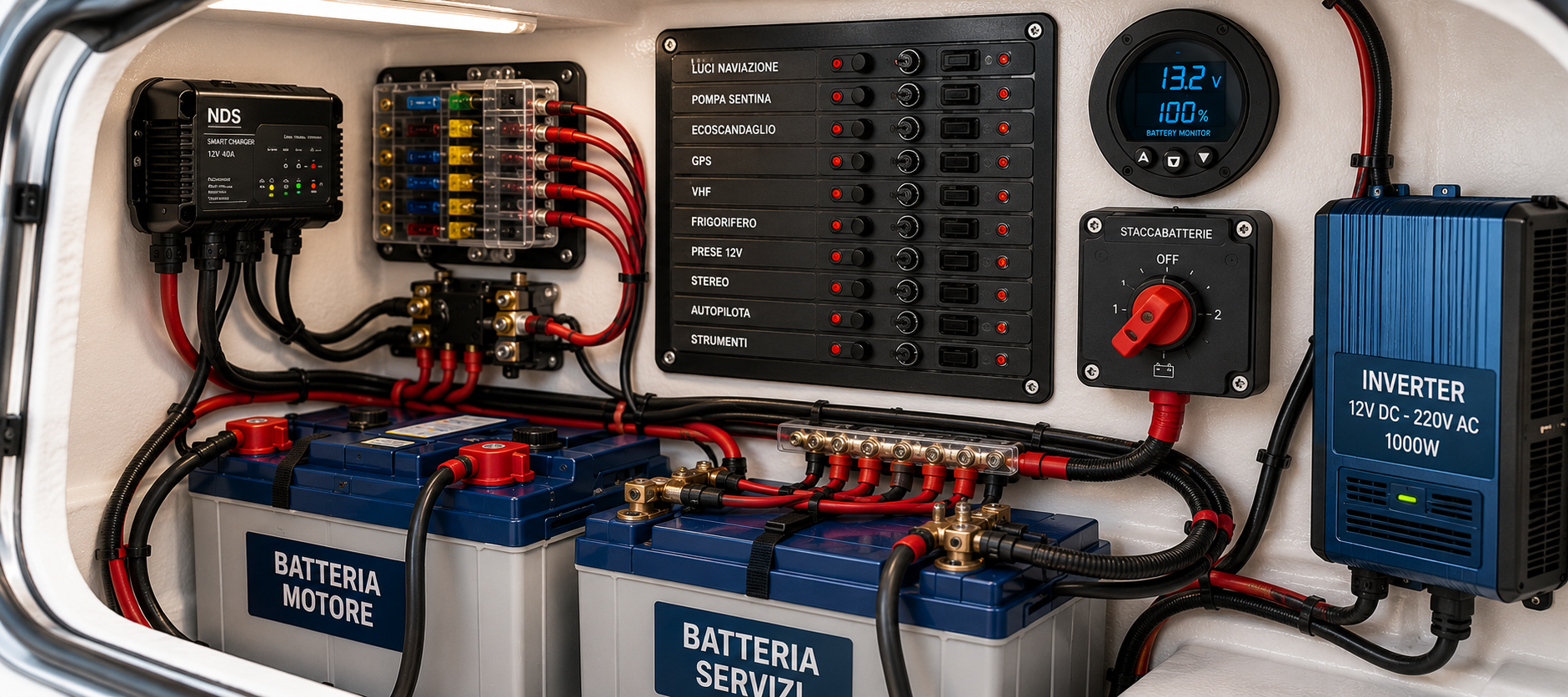 Immagine articolo Ottimizzare l'Impianto Elettrico di Bordo: Guida Completa per Sicurezza ed Efficienza